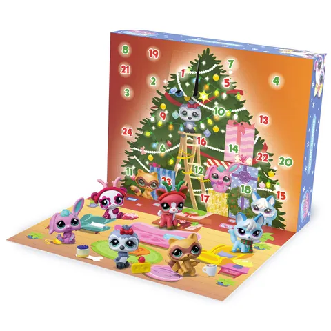 Littlest Pet Shop - Calendario dell'Avvento dei Pet Shop - 8 animali e 16 accessori