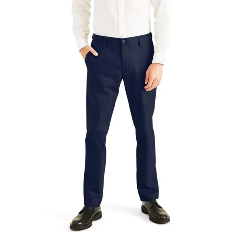 Dockers Signature Stain Defender Slim Creased, Pantaloni Uomo, Navy Blazer, 38W / 30L