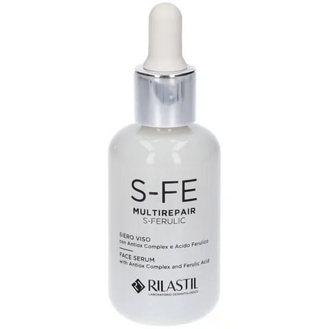 Rilastil Siero Viso Multirepair Ferulic, Azione Antirughe e Antiossidante con Superossido