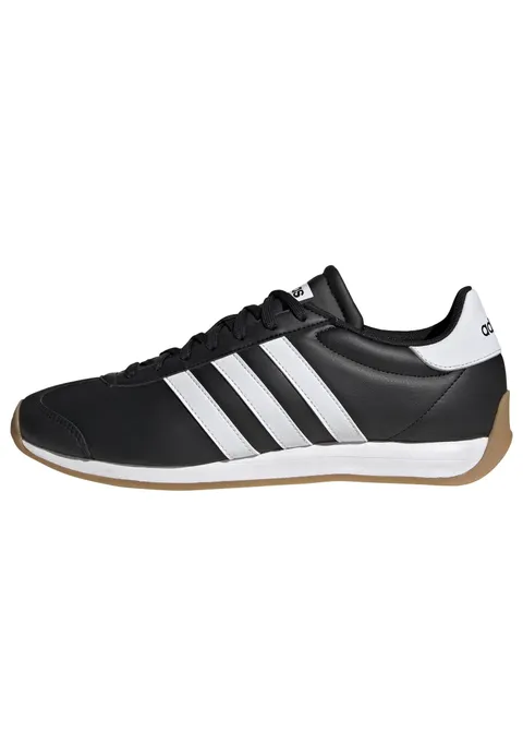 adidas Uomo Runvista Shoes, Core Black/Ftwr White/Gum 3, 45 1/3 EU