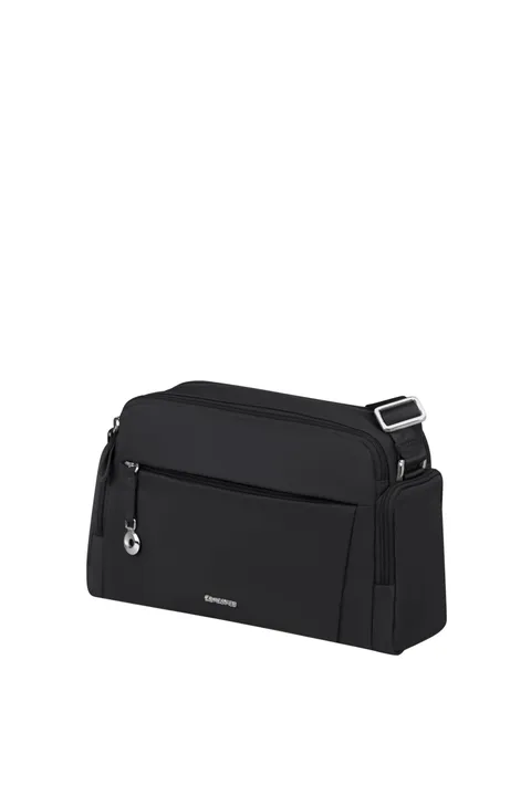 Samsonite Move 5.0 - Borsa a tracolla con 4 scomparti, 26 cm, 5,5 L, Nero (Nero)