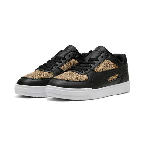 PUMA Scarpe da Ginnastica Unisex Caven III Topcat, Colore Nero e Bianco Mandorla tostata