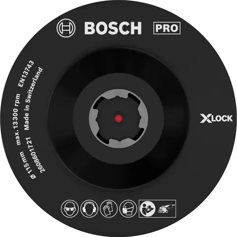 Bosch Professional 2608601721 Platorello, a Strappo, X-Lock, Ø115 mm