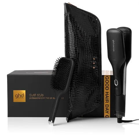 ghd Set Regalo Duet Style, Include Piastra Asciugacapelli 2-in-1, Spazzola Districante