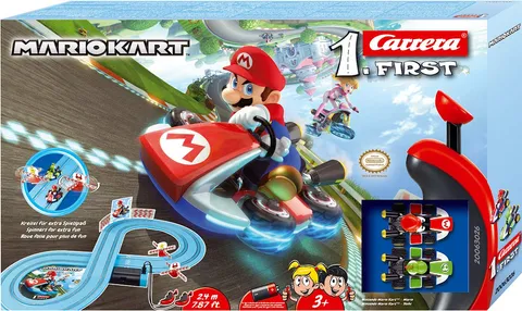 Carrera - 20063026 First Nintendo Mario Kart - Set pista da corsa a batteria e due