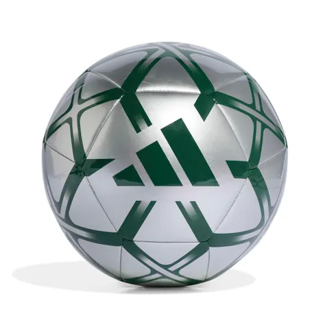 adidas Unisex - Adulto Starlancer Club Ball Recreation Ball, silver met./dark green, 3