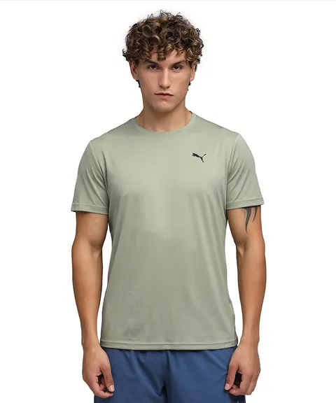 PUMA T-Shirt Unisex M Tad Essential Poly Texture (Confezione da 1)