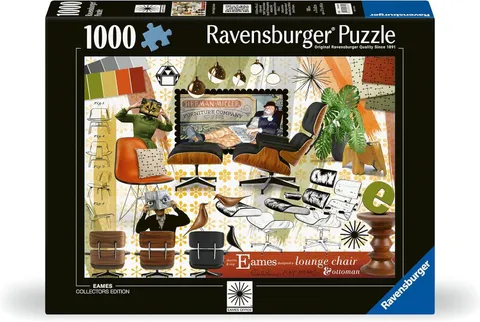 Ravensburger Puzzle 1000 Pezzi, Eames Designs - Puzzle Adulti +14 anni, 70 x 50 cm