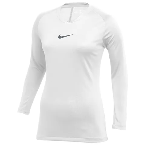 Nike AV2610-100 Nike Dri-Fit Park First Layer T-Shirt Donna White/Cool Grey M