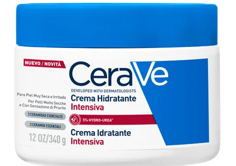 CeraVe Crema Idratante Intensiva, Per Pelli Molto Secche e Con Sensazione di Prurito