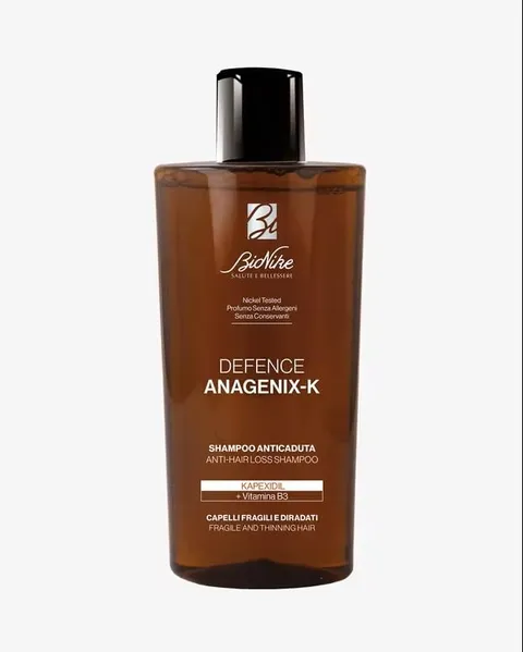 BioNike Defence Anagenix-K, Shampoo Anticaduta, Contrasta la Caduta dei capelli e il