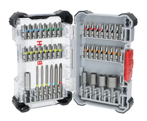Bosch Set di 43 punte per avvitatori extra rigidi, 43 pezzi (197 x 110,5 mm, accessori
