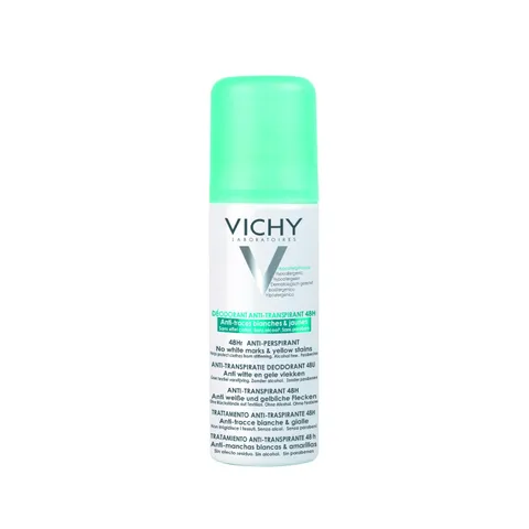 Vichy Dermo-Tolerance Deodorante Spray Antitraspirante, Unisex, Anti Umidità e Anti