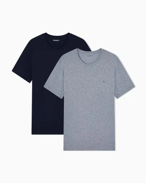 Endurance - Confezione da 2 magliette girocollo da uomo, colore grigio, S