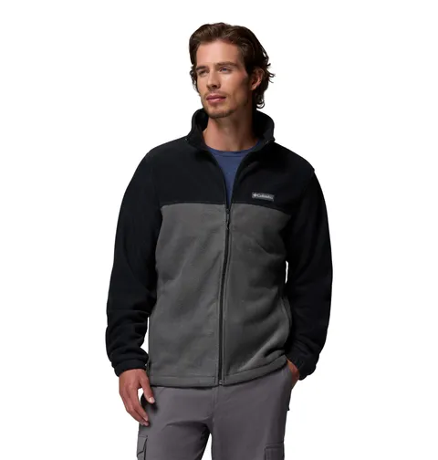 Columbia Steens Mountain Full Zip 2.0, Giacca in pile Uomo, Black/Grill, XL