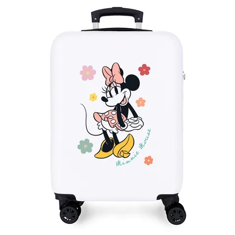 Disney Joumma Minnie & Friends Valigia da cabina bianca 38 x 55 x 20 cm Rigida 2 kg