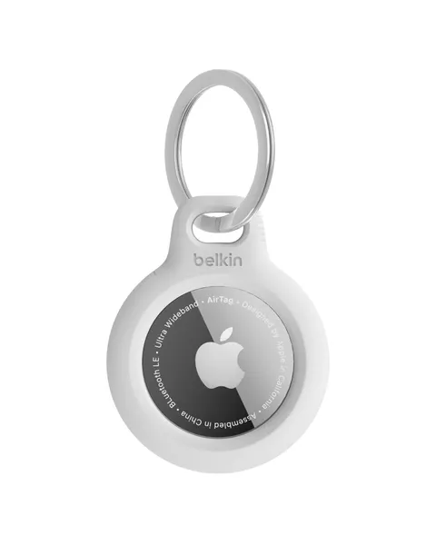 belkin Custodia per AirTag con anello portachiavi (Secure Holder, guscio protettivo