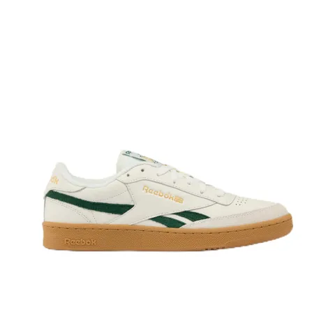 Reebok Unisex Club C Revenge Vintage Basket, Chalk Darkgreen Gum, 34 EU