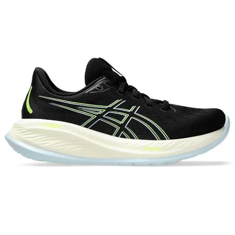 ASICS 1012B599-006 Gel-Cumulus 26 Donna, Black/Safety Yellow EU 44