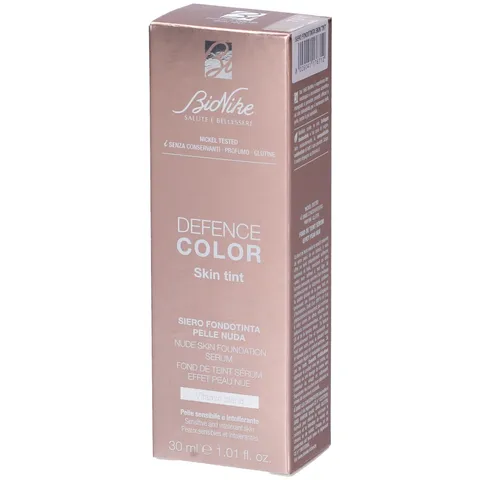 BioNike Defence Color - Skin Tint Siero Fondotinta Leggero SPF 15, con Acido Ialuronico