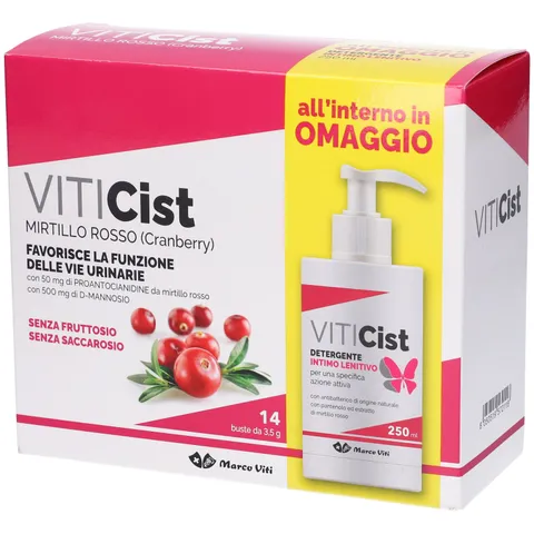 Marco Viti Viticist Kit Integratore con Cranberry e D-Mannosio + Detergente Intimo