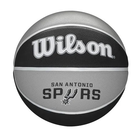 Wilson Pallone da Basket NBA TEAM Tribute BSKT, Utilizzo Outdoor, Gomma, Misura 7