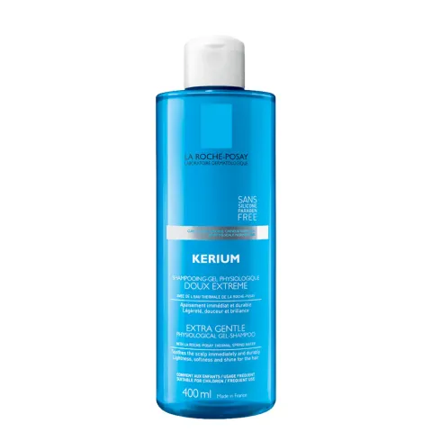 La Roche Posay Kerium, Shampoo Extra Delicato, Per Cuoio Capelluto Sensibile, Effetto
