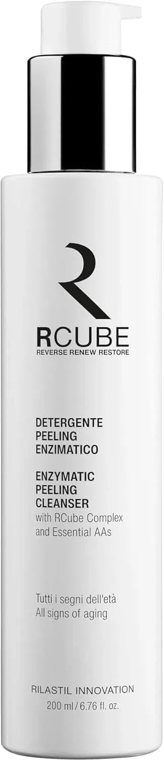Rilastil RCube Detergente Peeling Enzimatico Viso con RCube Complex e Aminoacidi