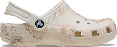 Crocs Classic Watercolor Marbled Clog K, Zoccoli Unisex - Bambini e Ragazzi, Bone Swirl