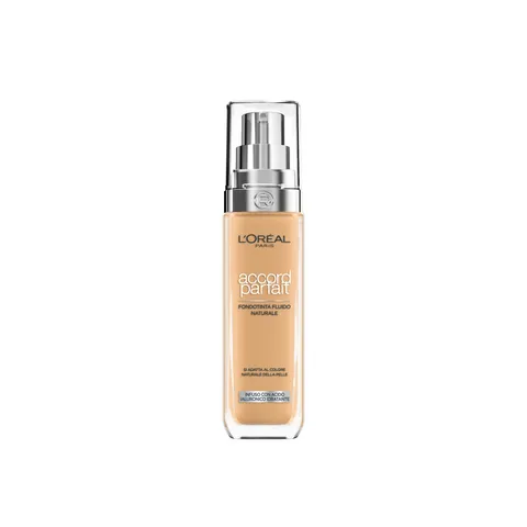 L'Oréal Paris Fondotinta Liquido, Incarnato Uniforme e Illuminato, Finish Naturale, Per