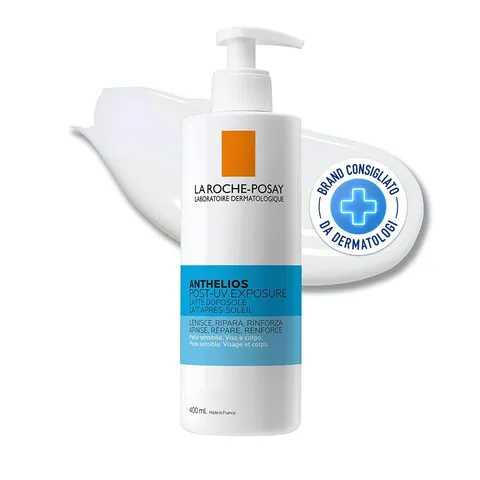 La Roche-Posay Anthelios, Gel Doposole Post UV, Balsamo Riparatore e Idratante, Pelle