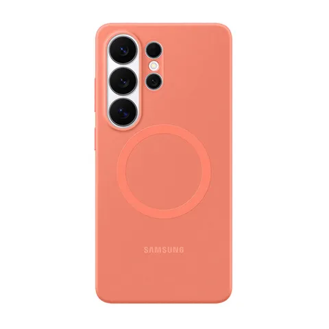 Samsung Silicone Magnet Case Galaxy S26 Ultra Coral Red