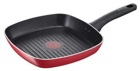Lagostina Grill Antiaderente in Alluminio 26x26 cm, Induzione, Gas e Forno, con