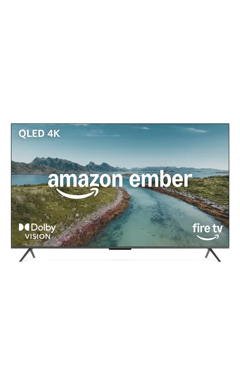 Amazon Ember serie QLED da 50" con Fire TV (ultimo modello), smart TV 4K Ultra HD, HDR10+, Dolby Vision, Dolby Audio, processore quad-core, controllo vocale con Alexa
