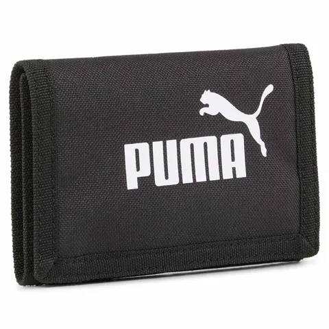 PUMA Phase Wallet - Portafogli Bambini unisex, Black, OSFA - 054757
