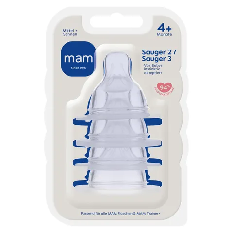 MAM Set Tettarelle Misura 2+3 (4 pz)