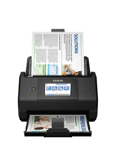 Scanner Epson WorkForce ES-580W, scanner di file (scansione senza PC, da 35 a 70 immagini al minuto, fino a DIN A4, scansione fronte-retro in un unico passaggio, allineamento automatico) Taglia unica