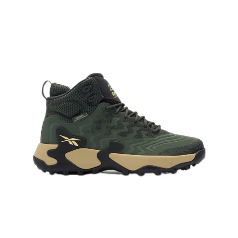 Reebok Scarpe da Ginnastica da Uomo Kitari DMX, Grit Green Washed Black Classic Beige, 40