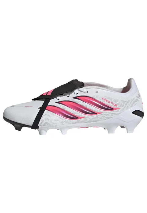 adidas Unisex League Fold-Over Tongue Firm Ground Football Boots Shoes, Ftwr White/Solar
