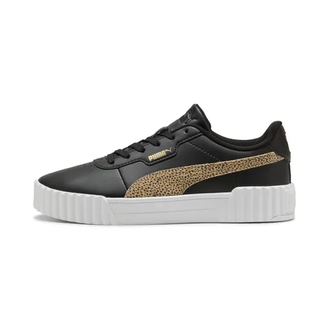 PUMA Carina 3.0 Topcat - Sneaker da Donna, Colore: Nero Mandorla tostata, Taglia 39