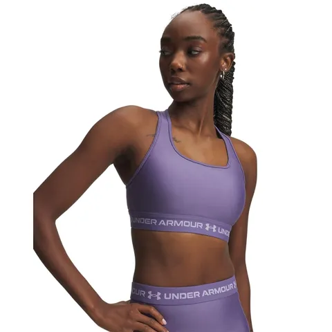 Under Armour Crossback Mid Bra - Viola Luxe / / Viola Crest - LG