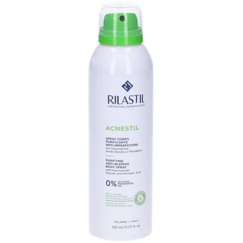 Rilastil Acnestil Spray Corpo Purificante e Anti-imperfezioni, Sebonormalizzante