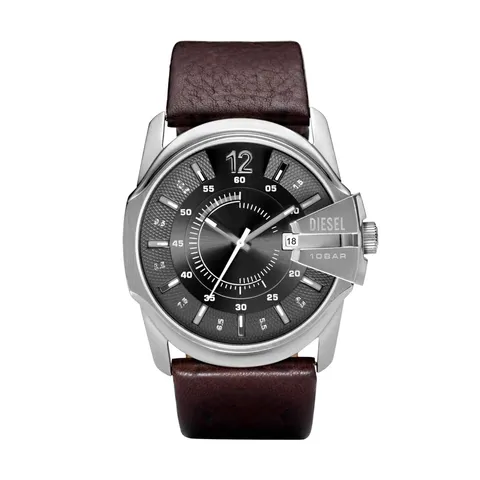 Diesel Master Chief Orologio da uomo, movimento a tre lancette, cassa in acciaio