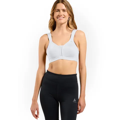 Odlo Reggiseno Sportivo Donna Fitness - Sostegno Elevato Imbottito con F-Dry, Mesh