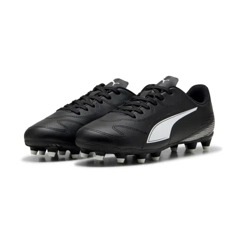 Puma Vitoria II Fg/AG JrSoccer - Scarpe Unisex per Bambini, Nero (Puma Black), Bianco