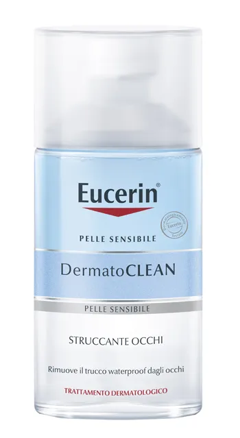 Eucerin DermatoCLEAN Struccante Occhi 125 ml, Struccante occhi waterproof per il make-up