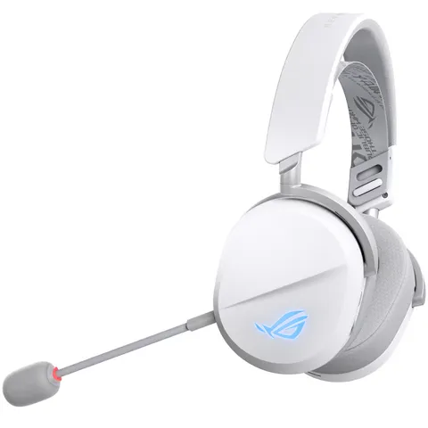 ASUS - ROG Pelta White - Casque Gaming Sans Fil - connectivité Tri-Mode avec Speednova