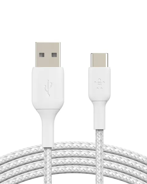 Belkin Boost Charge Cavo USB-C Intrecciato (Cavo da USB-C a USB-A, Cavo USB Type-C per