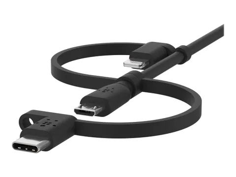 Belkin Cavo universale (Cavo di ricarica 3 in 1, USB-C, Lightning, Micro-USB), ricarica