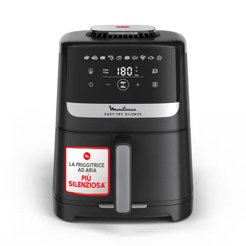Moulinex Easy Fry Silence, Friggitrice ad Aria Silenziosa 5L/1.5kg per 6 Persone, 1670W